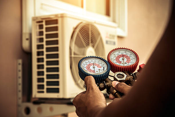 Professional Hvac technician working in Springfield, NJ